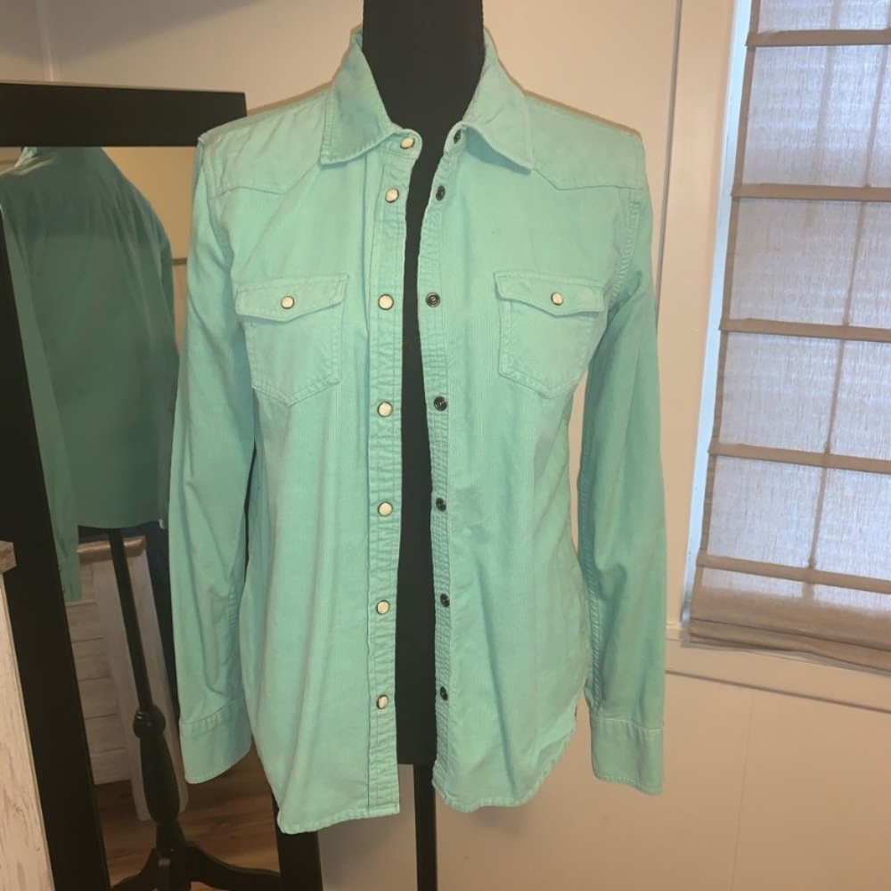 Corduroy Button Shirt